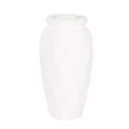 Jarre Ciment Blanc H.61cm