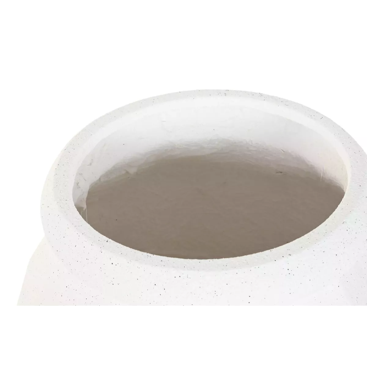 Jarre Ciment Blanc H.61cm