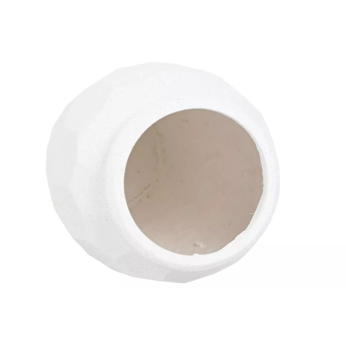 Jarre Ciment Blanc H.61cm