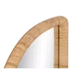 Miroir Visage Rotin Naturel 50x120