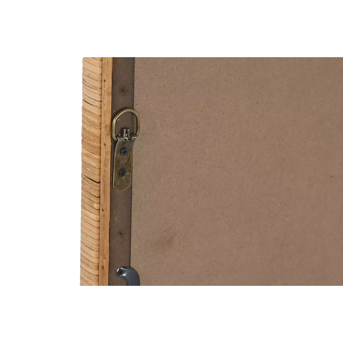 Miroir Visage Rotin Naturel 50x120