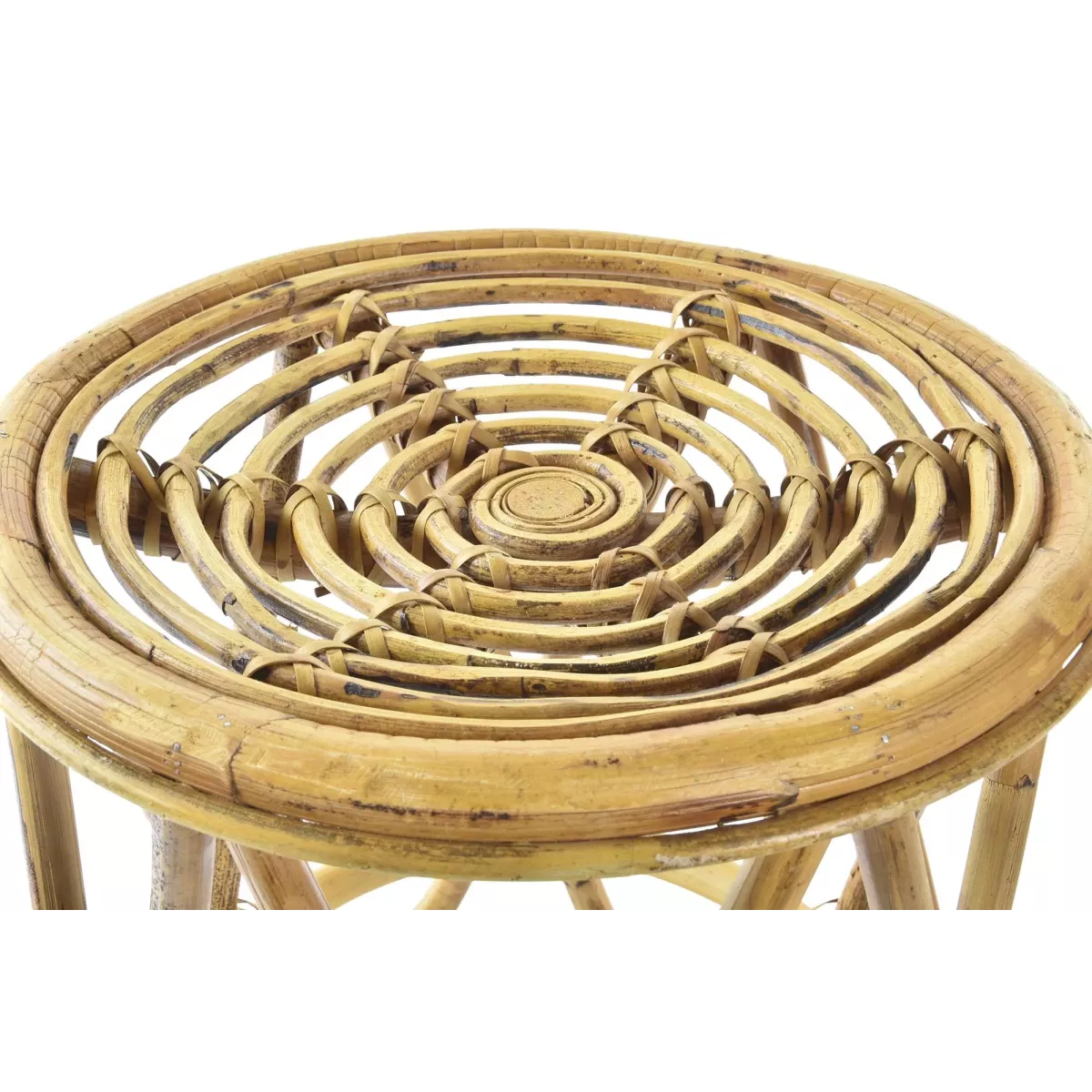 Pouf Lugo en Rotin