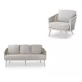 Salon Mikos : Canapé 3P  + 2 Fauteuils