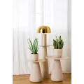 Lampe Judith Or et Crème 46h