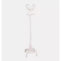 Porte  Manteaux Rotin Coloris Blanc