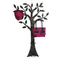 Porte Manteaux Arbre Argent