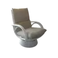 Fauteuil Pivotant  Leeds Blanc