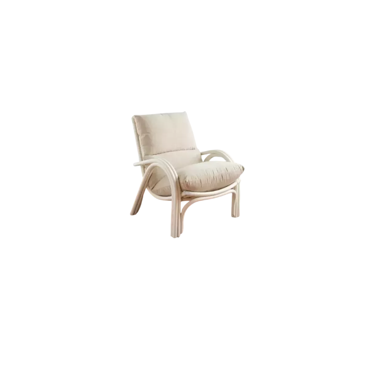 Fauteuil Fixe Leeds Ivoire