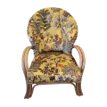 Fauteuil Sydney Noisette Tissu Victoria