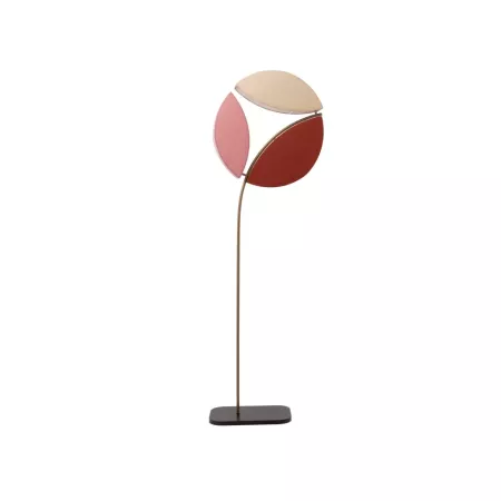lampadaire en métal noir composé 3 chapeaux de la marque Flam et Luce modèle dandelion