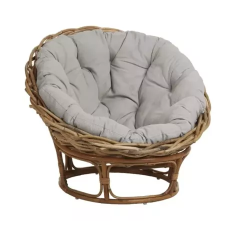 fauteuil loveuse en rotin naturel