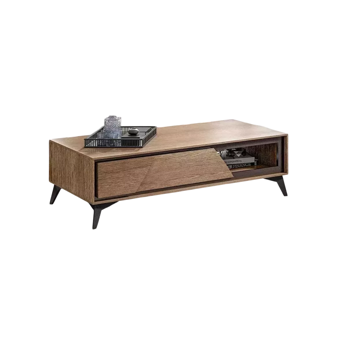 Table basse Circle Chêne 120 x 65 cm