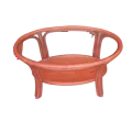 Table Basse Sydney Ovale Rojo