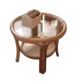 Table de jeux 60x60  Naturel Vintage