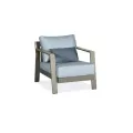 Fauteuil Chypre Alu Taupe