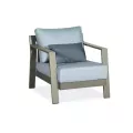 Fauteuil Chypre Alu Taupe