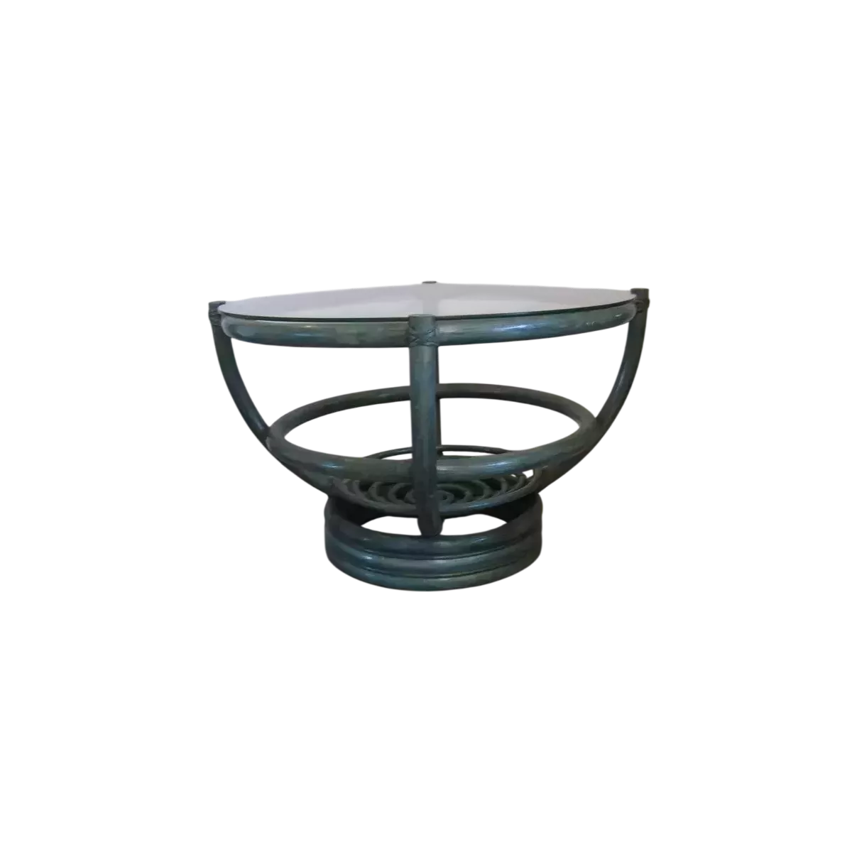 Table Basse Luna 70x70 Bleu