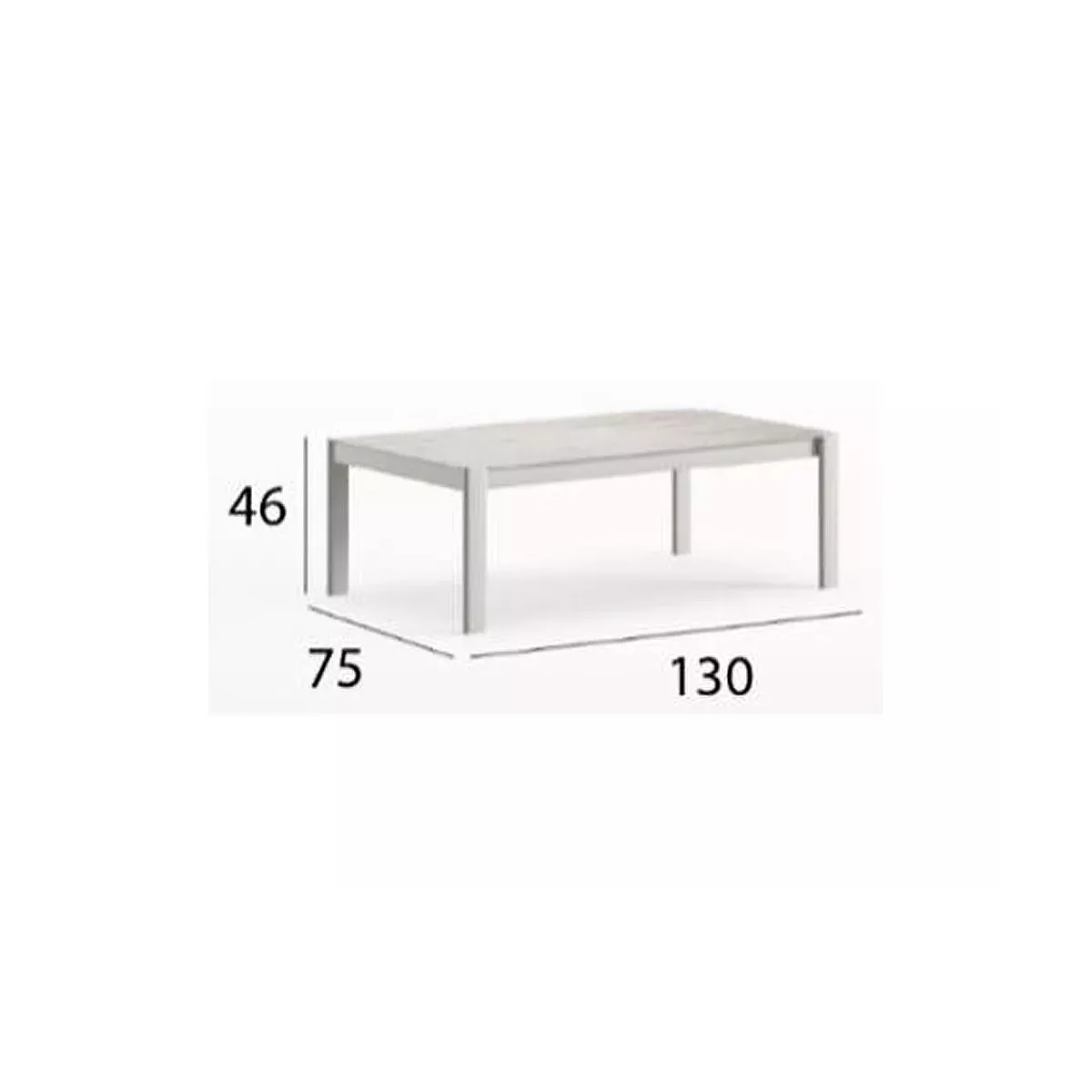 Table basse Patmos 130x75