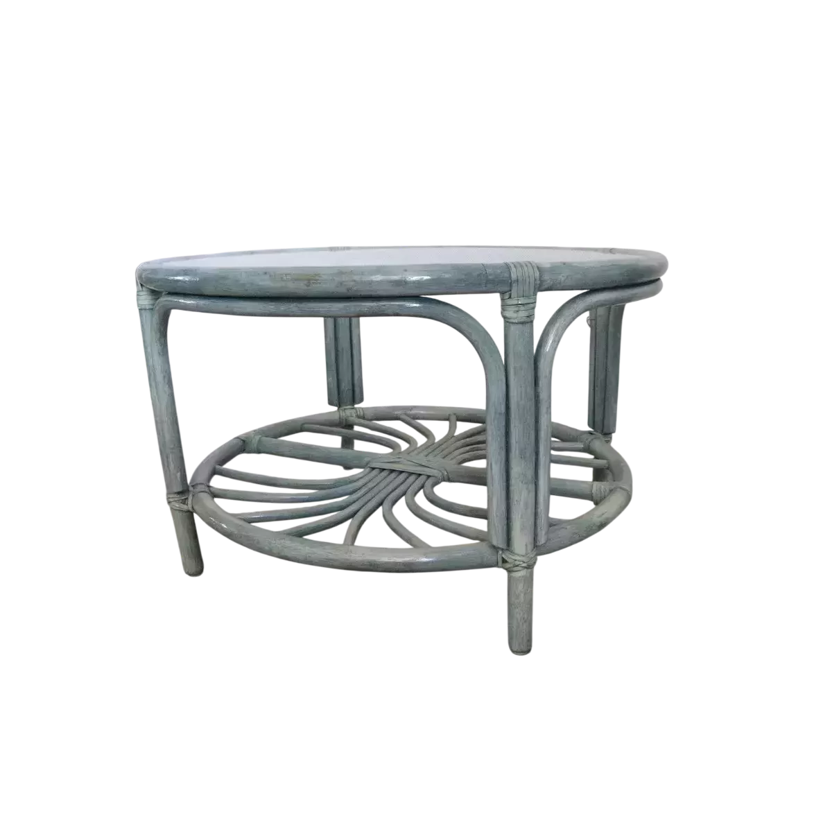 Table Basse en Rotin 77x77 Zoé Mare