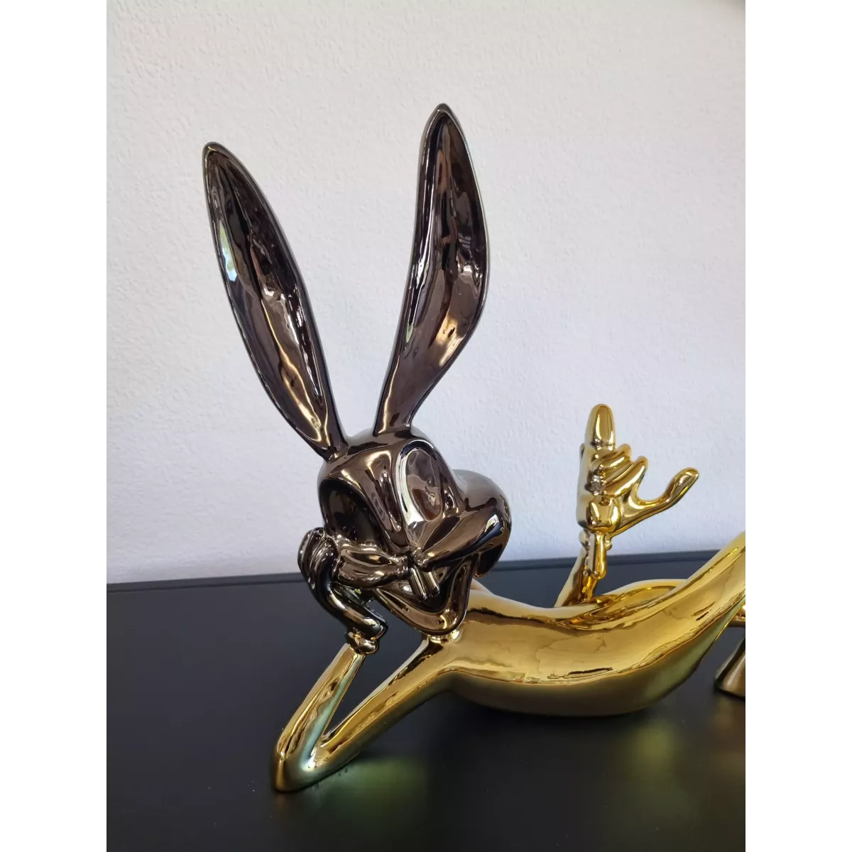 Statue Bugs Bunny Or/Marron
