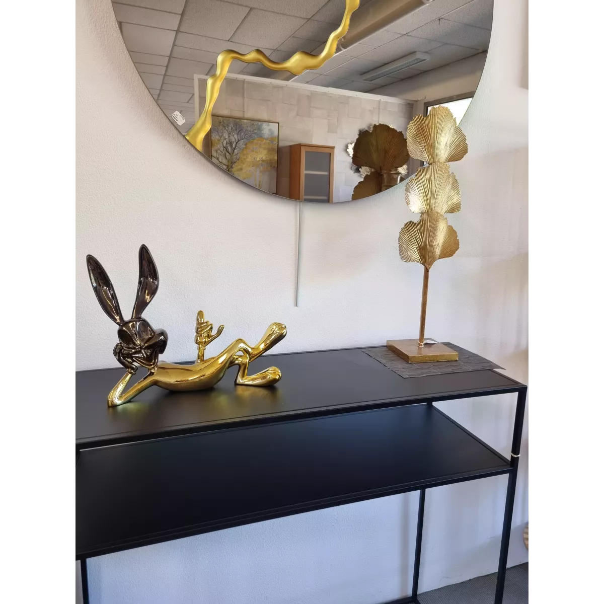 Statue Bugs Bunny Or/Marron