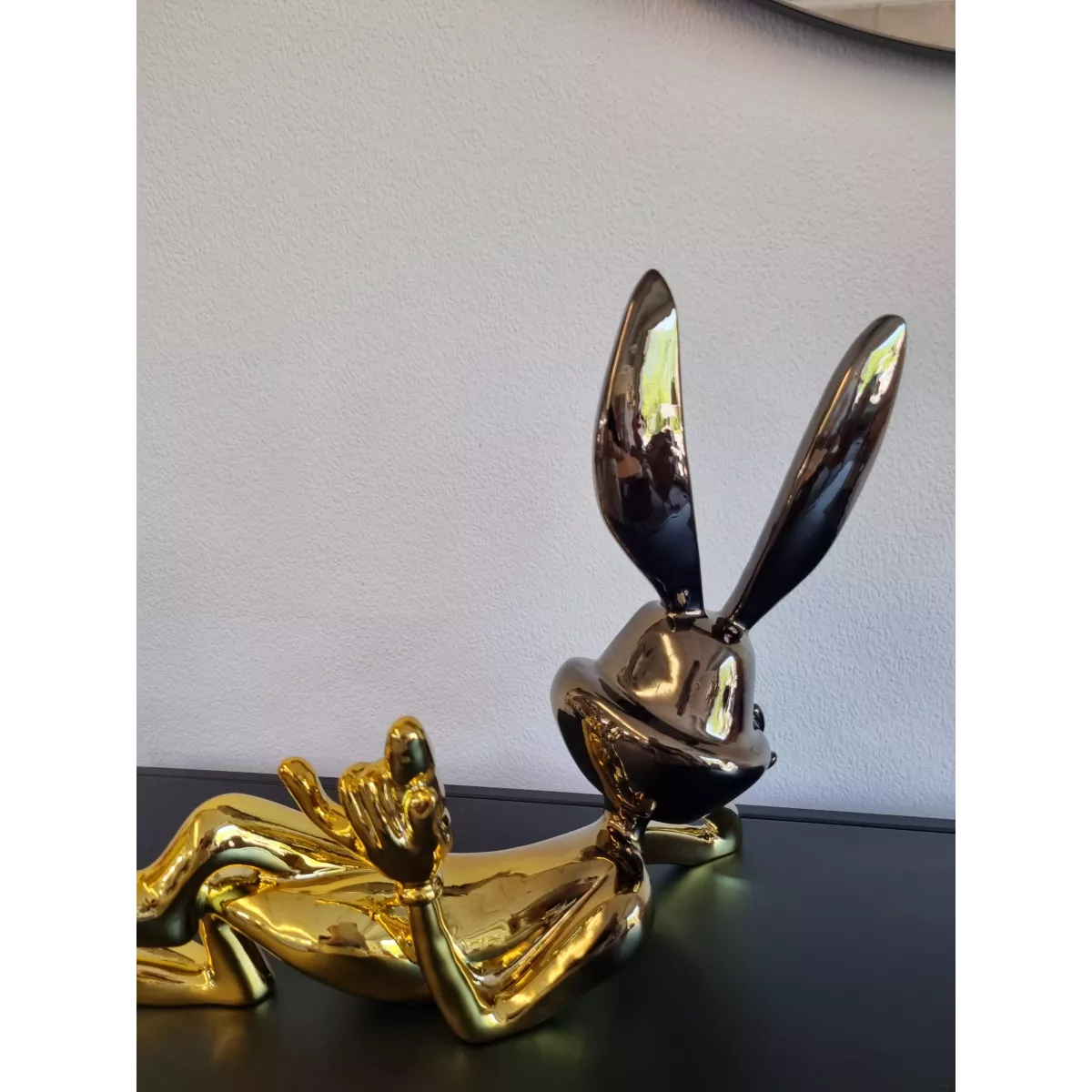 Statue Bugs Bunny Or/Marron