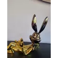 Statue Bugs Bunny Or/Marron