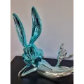 copie de Statue Bugs Bunny Bleu/Argent