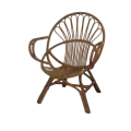 Fauteuil Rotin Coquille