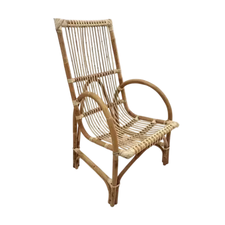 fauteuil en rotin naturel