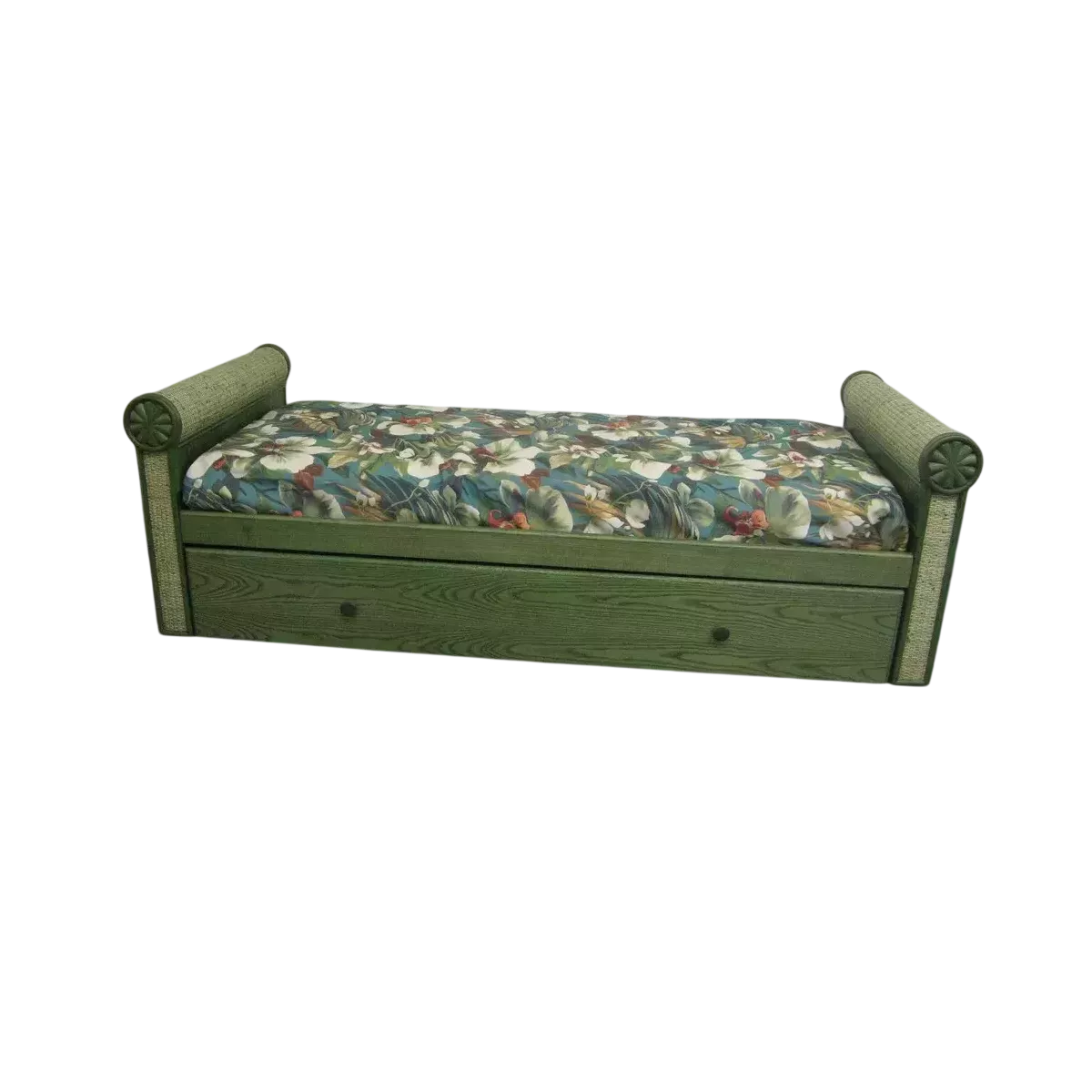 Lit Gigogne rotin 80 cm Selva