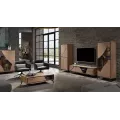 Meuble TV Circle en chêne 185 cm
