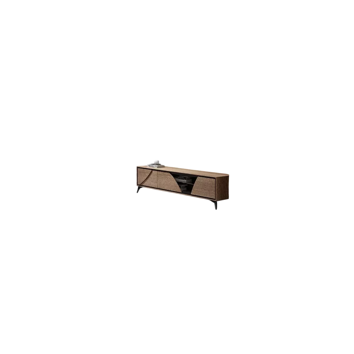 Meuble TV Circle en chêne 185 cm