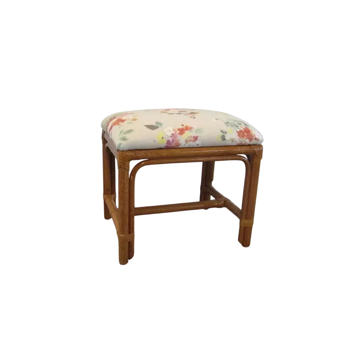 Pouf en Rotin Sydney Cannelle