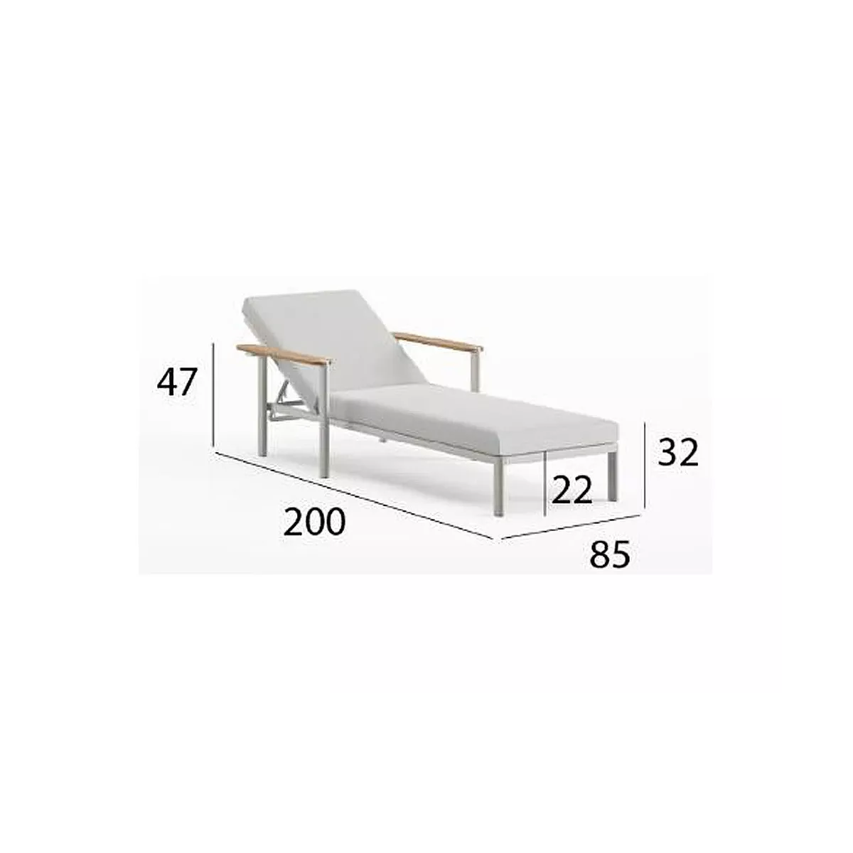 Chaise Longue Patmos