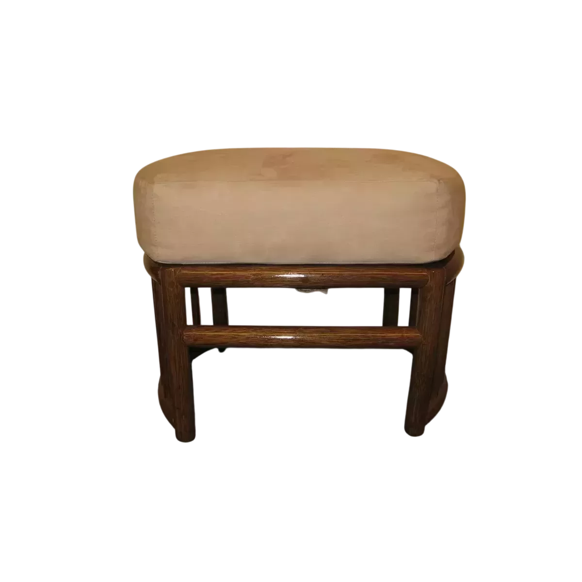 Pouf Rotin Leeds Marron