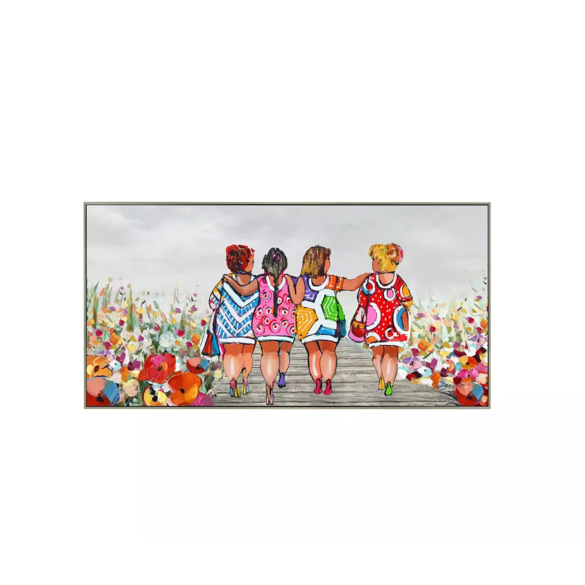 Tableau Femmes Ensemble 140x70