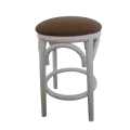 Pouf Rotin leonara Laqué Blanc