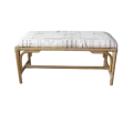 Pouf double en Rotin Sydney Noisette