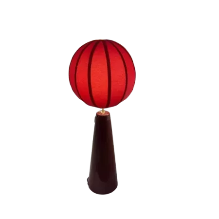 lampe céramique Bilko céramique et tissu h 95cm