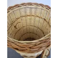 Panière à Linge Tresse Bicolore GM