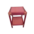 Bibus Rotin Carré 34x34 prune