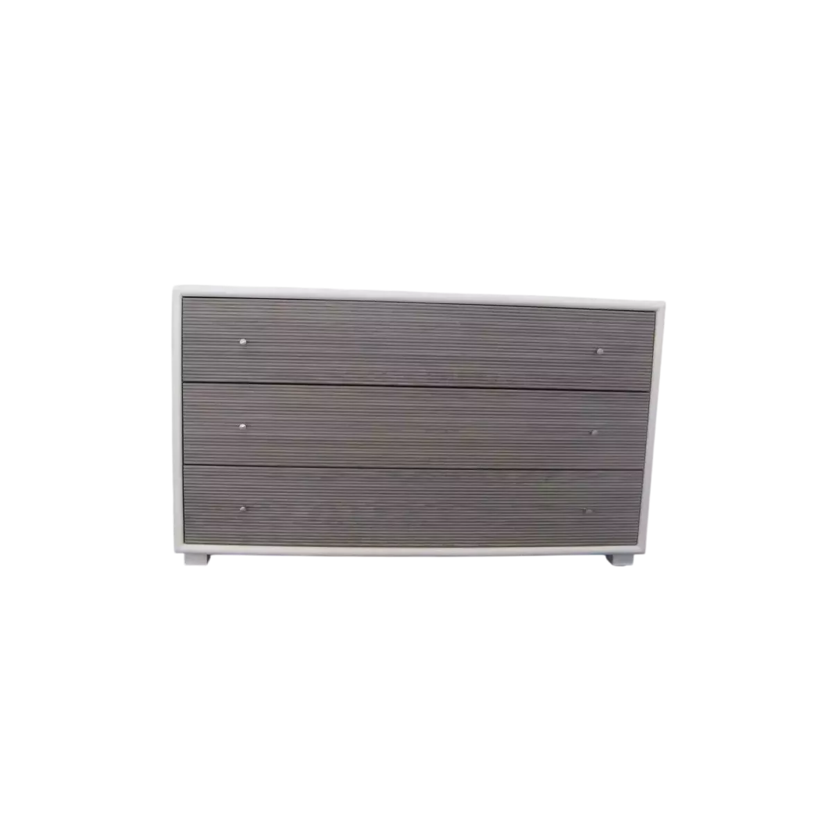 Commode Sendaï Bicolore Blanc et Gris
