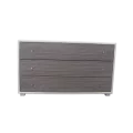 Commode Sendaï Bicolore Blanc et Gris