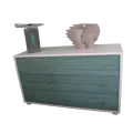Commode Sendaï Blanc et turquoise