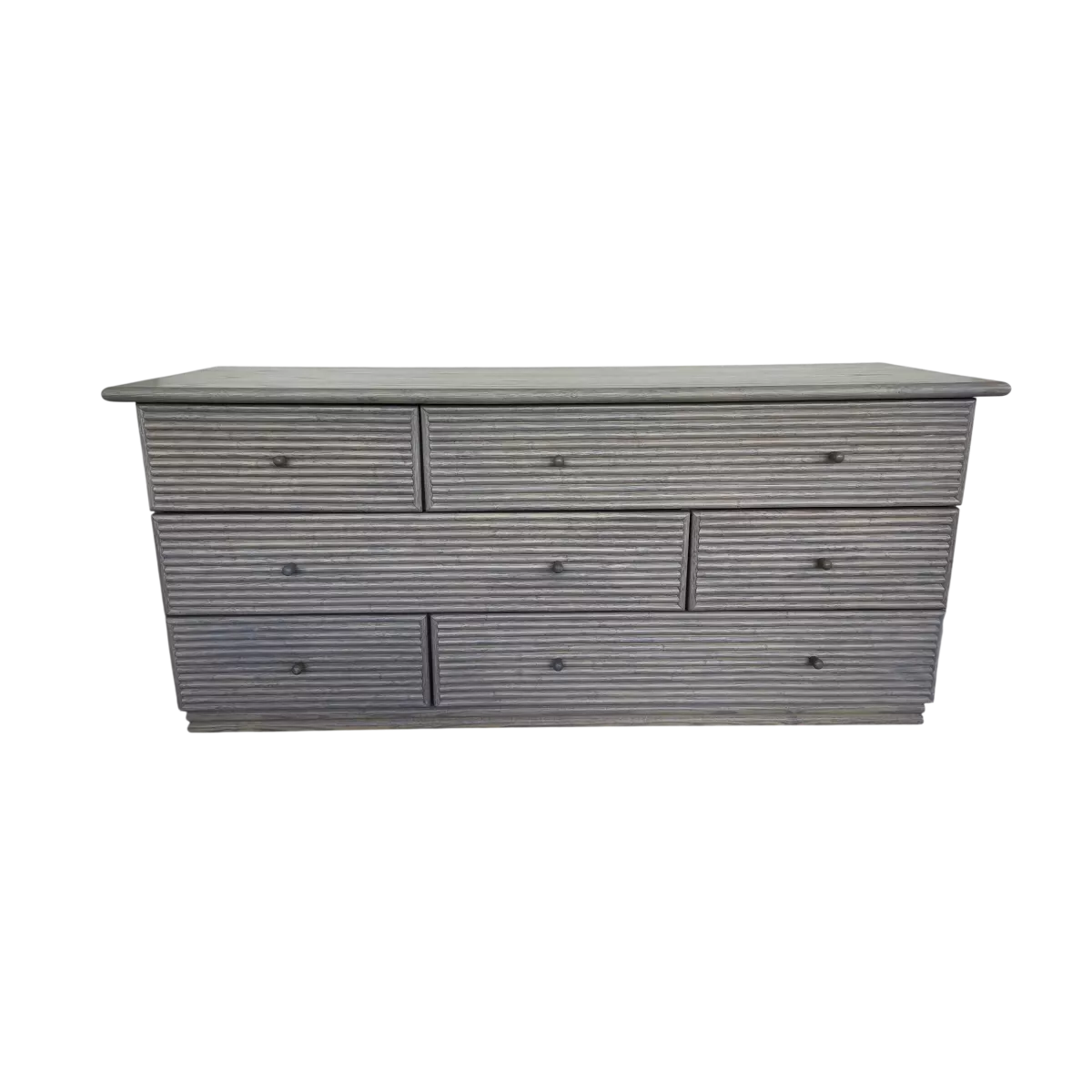 Commode Traill 6 Tiroirs Grise