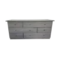 Commode Traill 6 Tiroirs Grise