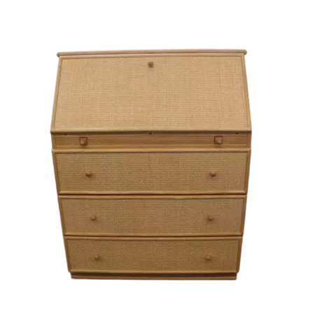 SECRETAIRE EN ROTIN