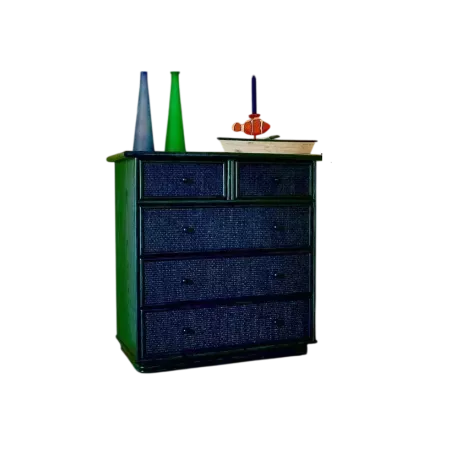 COMMODE EN ROTIN