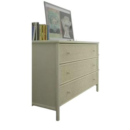COMMODE EN ROTIN